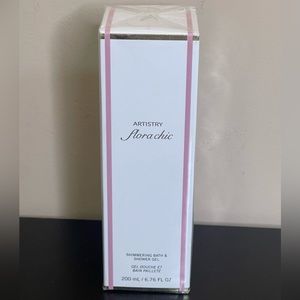 FLORA CHIC ARTISTRY shimmering bath & shower gel 6.76 fl oz